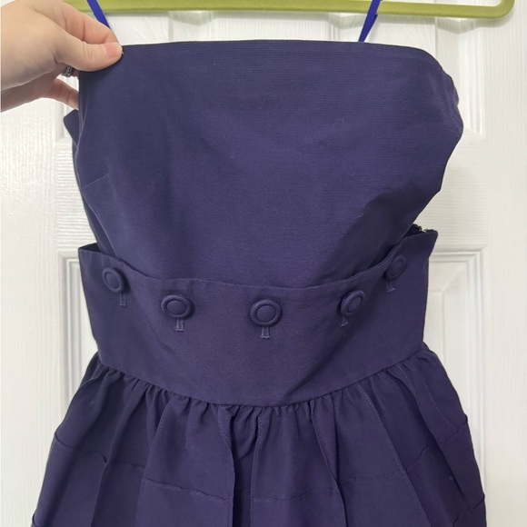 Maeve Silk Strapless Dress - Picture 3 of 6